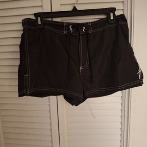 Women's Black Athletic/board Shorts